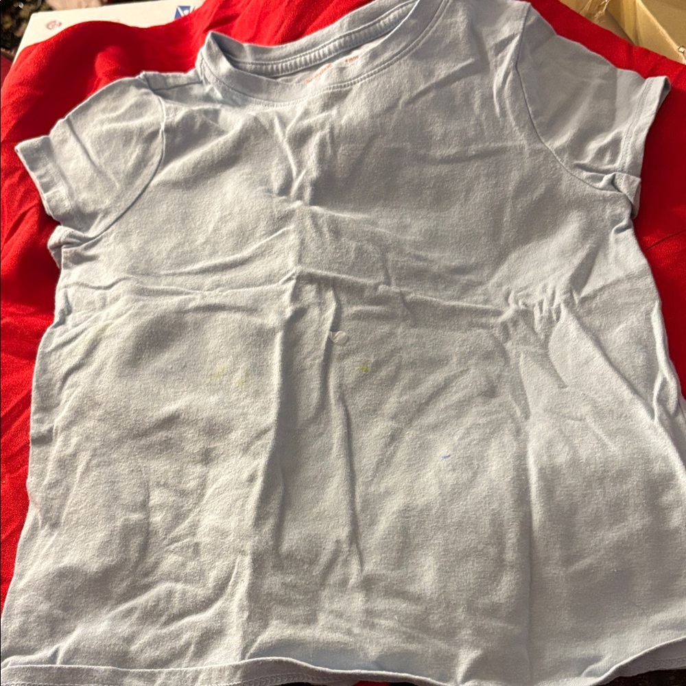 Cat & Jack Sky Blue Kids Tee small